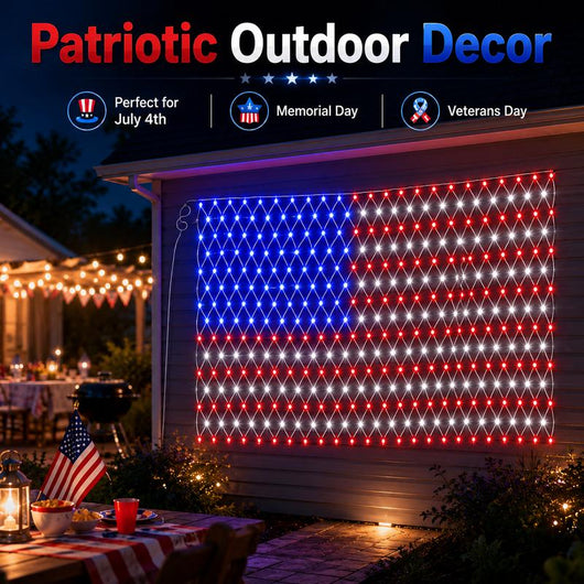 Solar LED Flag Net