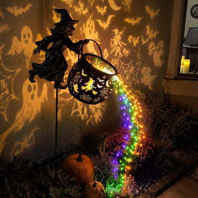 Witch Cauldron Garden Light