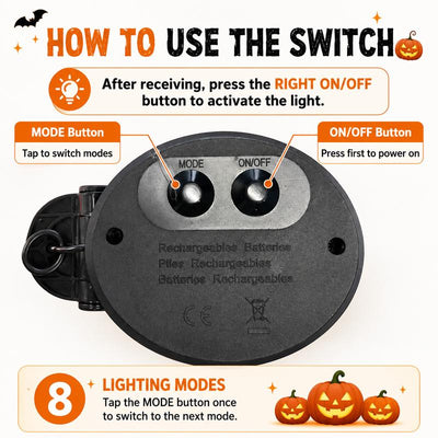 Solar-Powered Pumpkin Lights