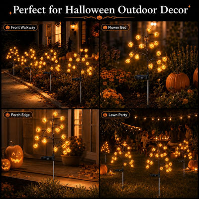 Solar-Powered Pumpkin Lights