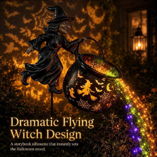 Witch Cauldron Garden Light