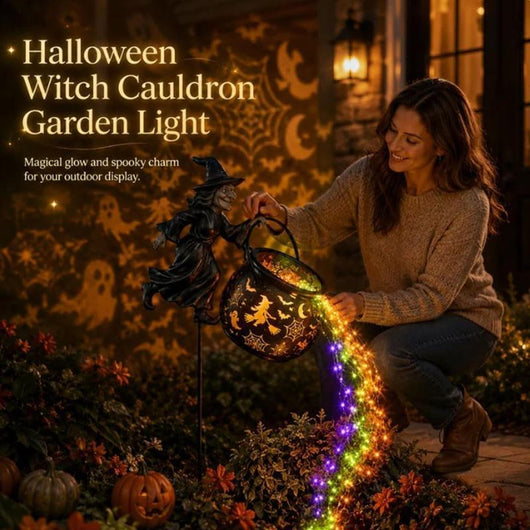 Witch Cauldron Garden Light