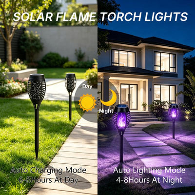 Solar Flame Torch Lights
