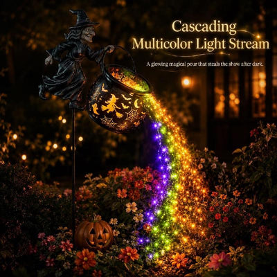 Witch Cauldron Garden Light