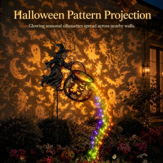 Witch Cauldron Garden Light