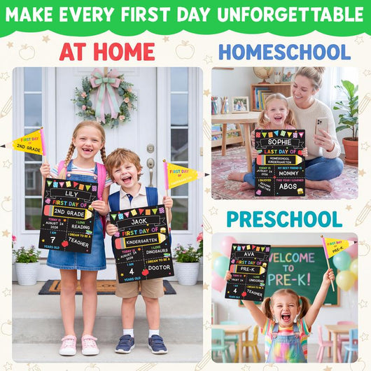 First & Last Day Reusable School Board