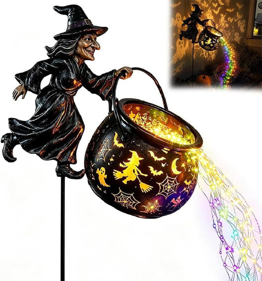Witch Cauldron Garden Light