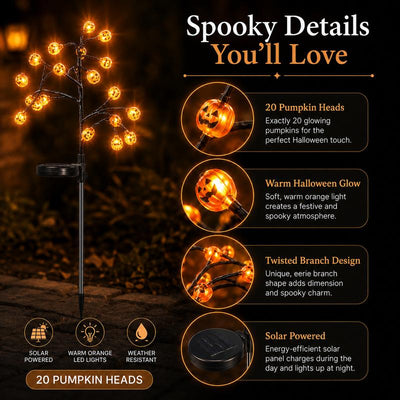Solar-Powered Pumpkin Lights