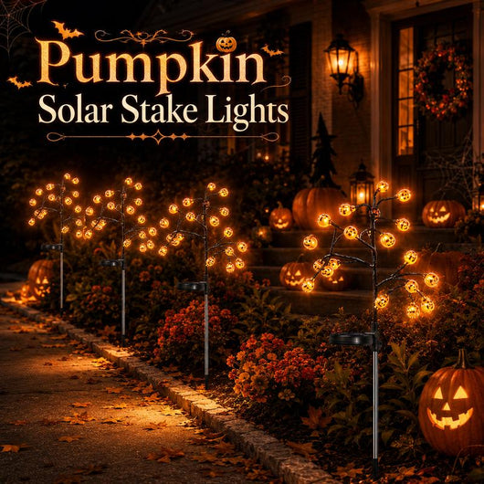 Solar-Powered Pumpkin Lights