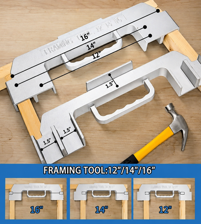 Aluminum Framing Spacing Tool