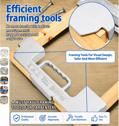 Aluminum Framing Spacing Tool