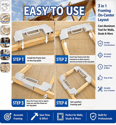 Aluminum Framing Spacing Tool