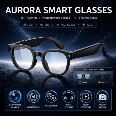 Smart AI Camera Glasses