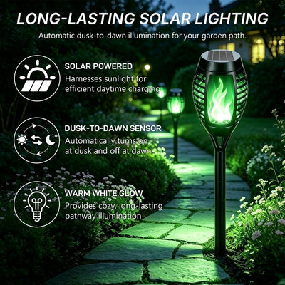 Solar Flame Torch Lights