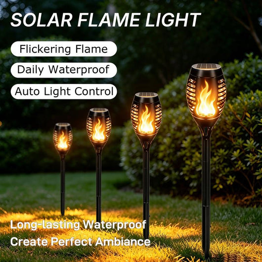 Solar Flame Torch Lights