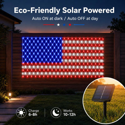 Solar LED Flag Net