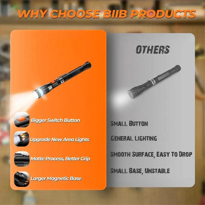 The Magnetic Pick-Up Flashlight