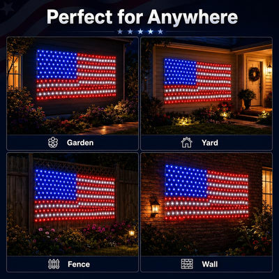 Solar LED Flag Net