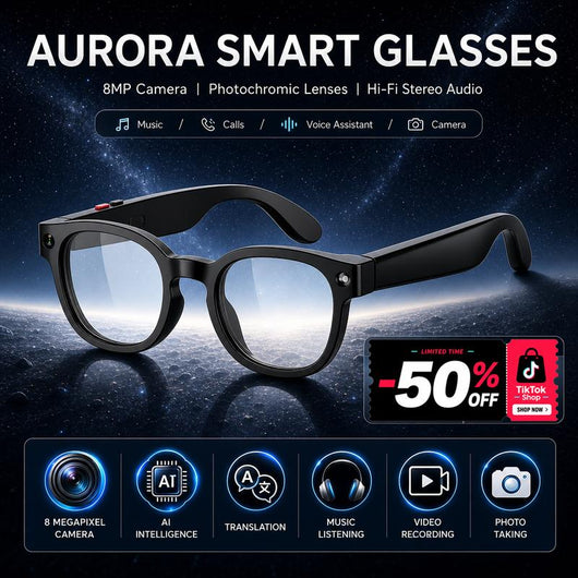 Smart AI Camera Glasses