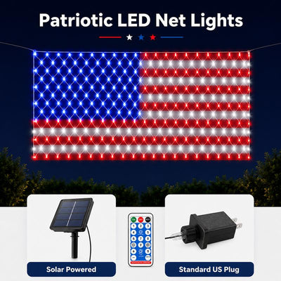 Solar LED Flag Net