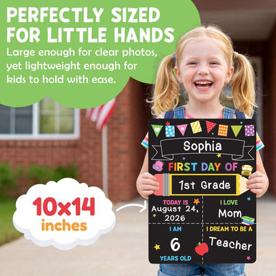 First & Last Day Reusable School Board